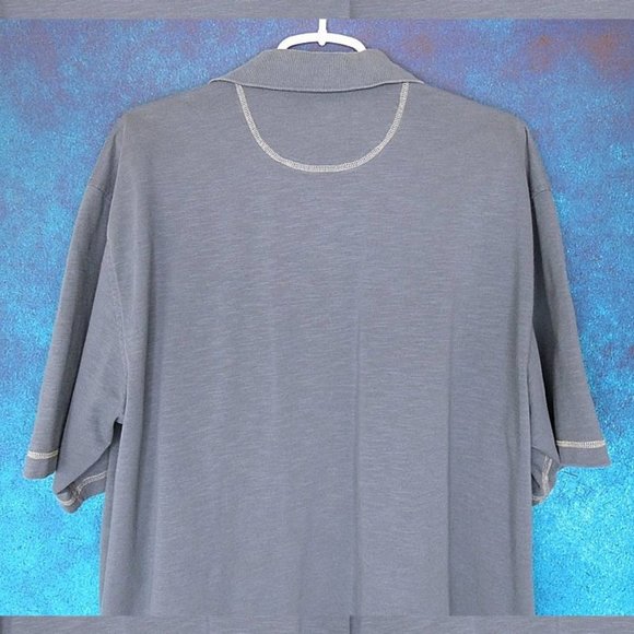 Hathaway Men's Blue Polo Golf Shirt Size Large - Picture 5 of 6